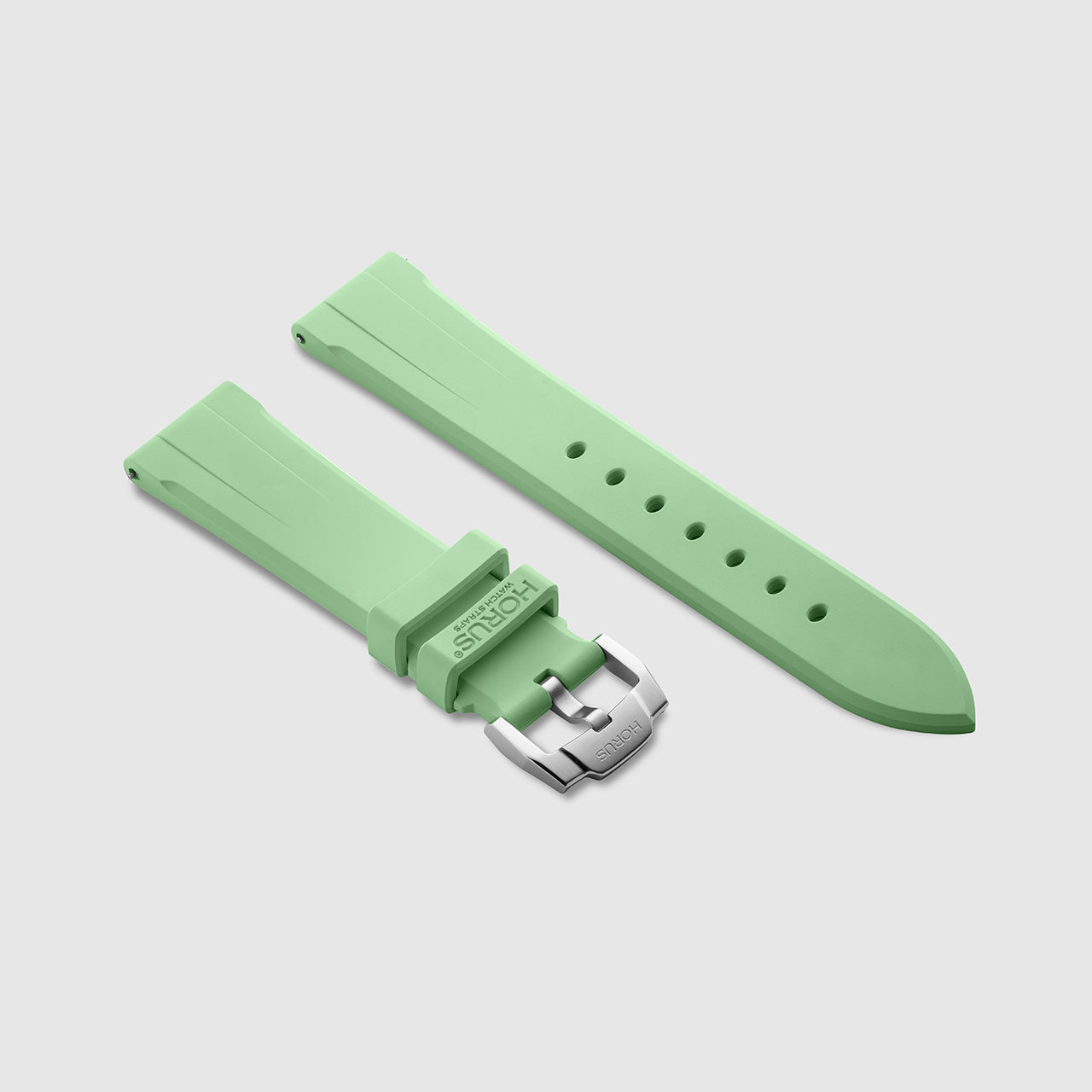 wstrapshop Rubber Strap for Seiko Presage Collection - Sage Green