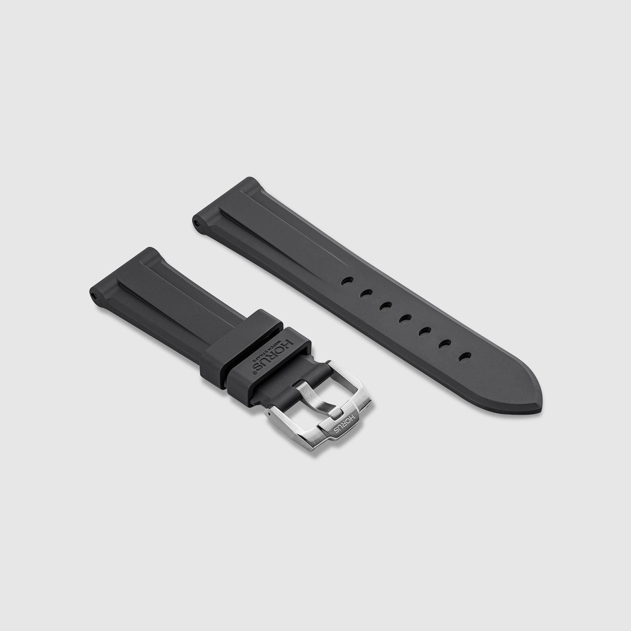 wstrapshop Rubber Strap for Seiko Prospex Collection - Carbon Grey
