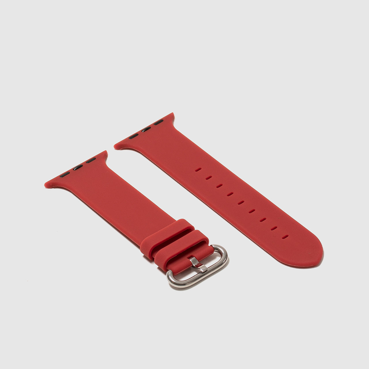 wstrapshop Rubber Strap for Apple Watch - Bordeaux Red